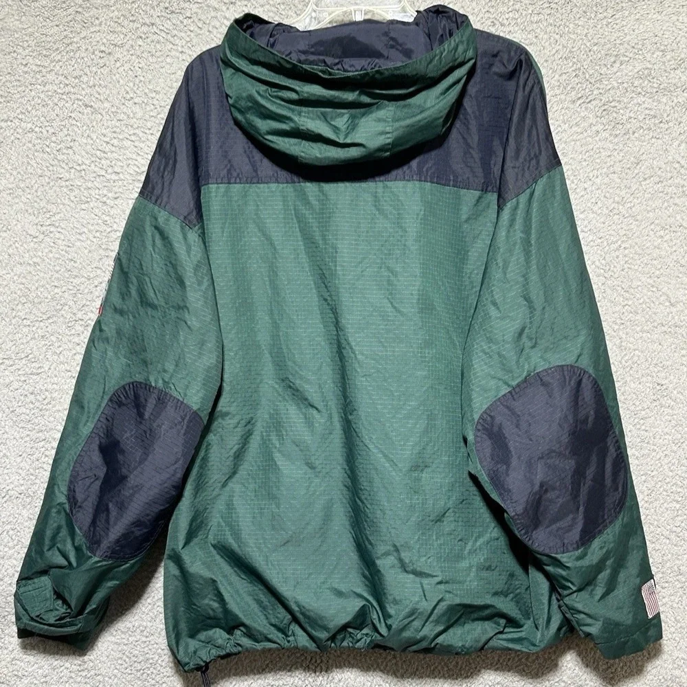 Vintage Structure Geo S97 Exploration 1/4 Zip Pullover Rip Stop Gorpcore‎ Sz XL
